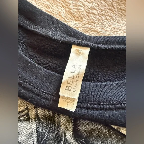 Bella Canvas Black Harley Quinn Raiders Long Sleeve - Picture 2 of 3